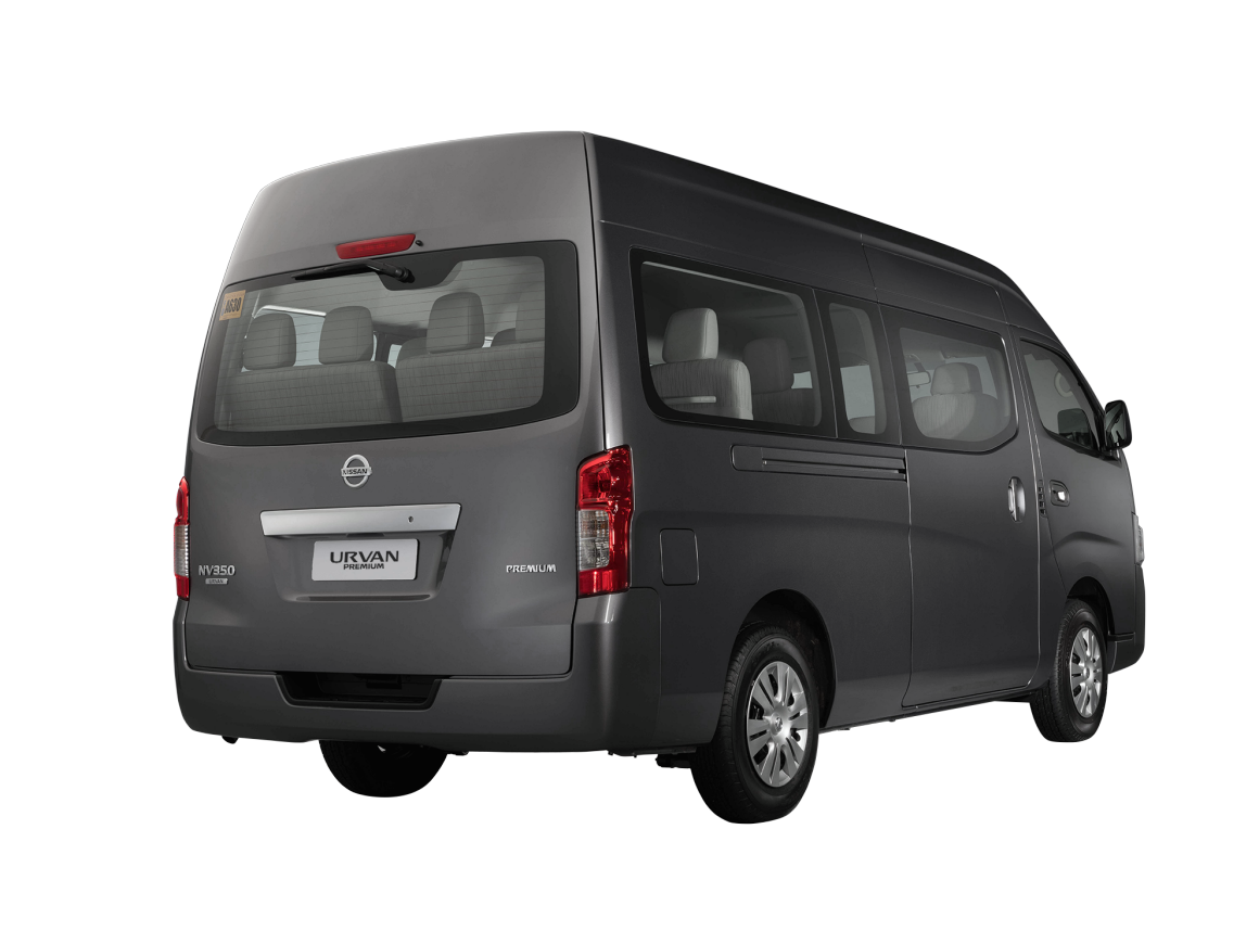 white nissan van