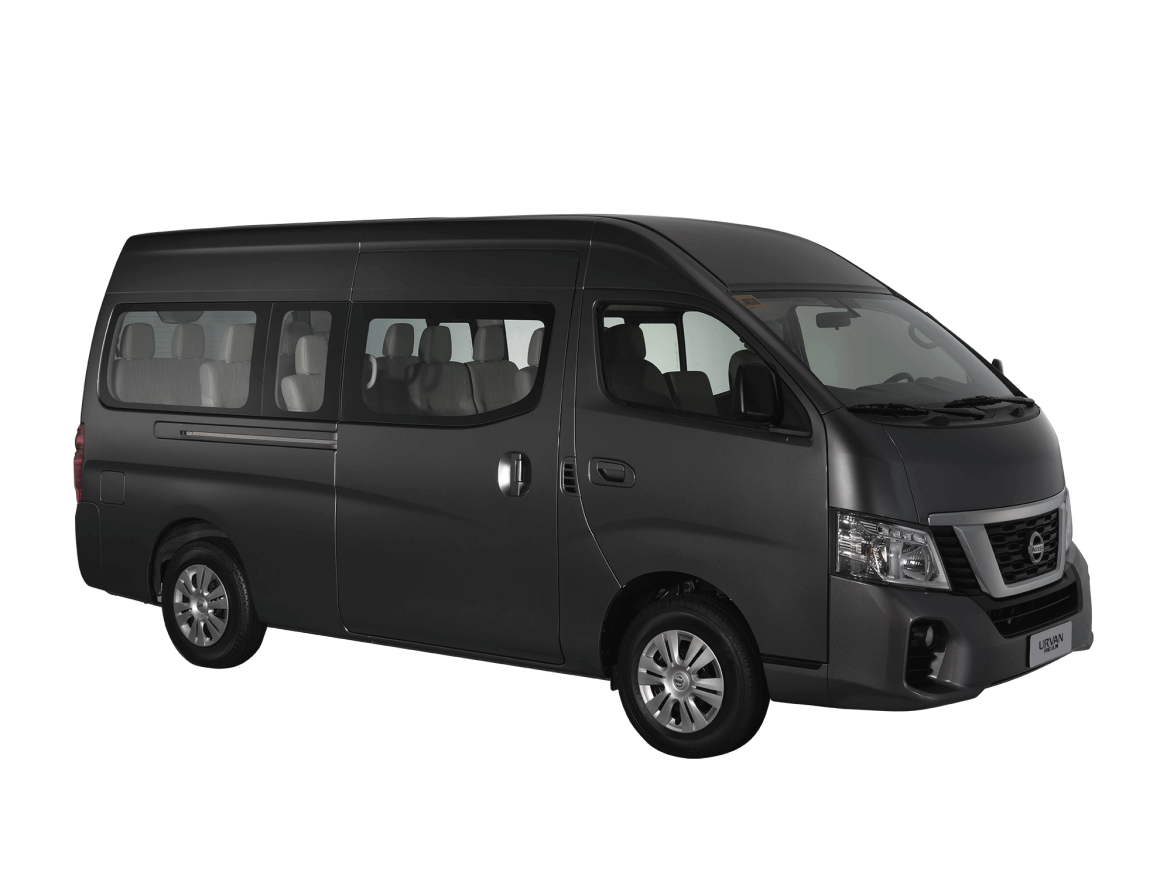 white nissan van